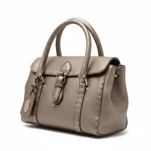 Fendi - Selleria Leather Handbag Buckle Detail